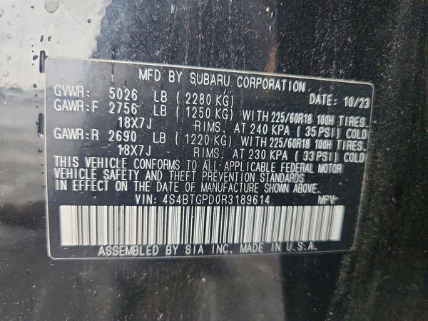 2024 SUBARU OUTBACK
