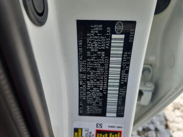 2025 TOYOTA CAMRY