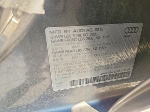 2015 AUDI A4 ALLROAD quattro Premium Plus