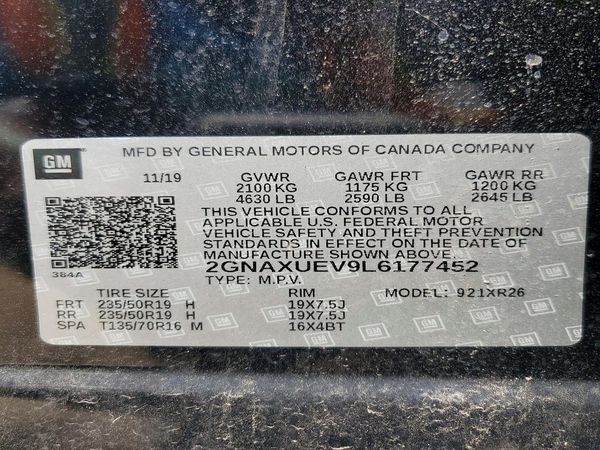 2020 CHEVROLET EQUINOX LT (1LT)