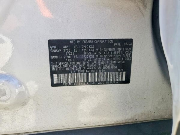 2025 SUBARU OUTBACK Base