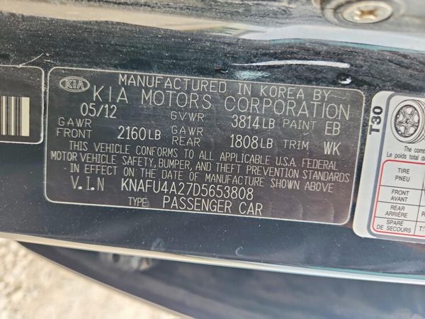 2013 KIA FORTE EX