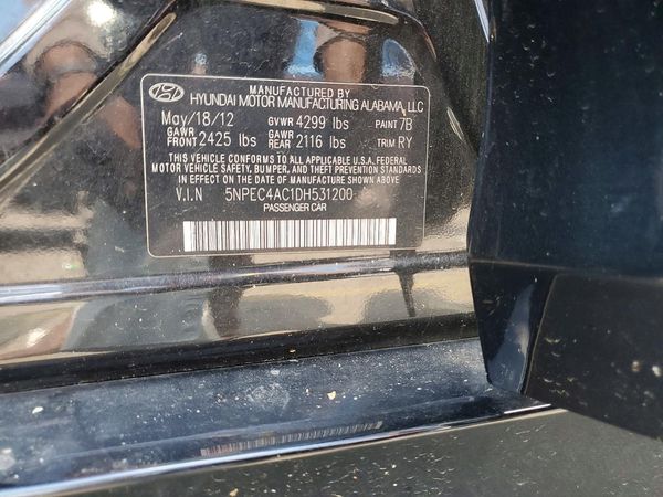 2013 HYUNDAI SONATA