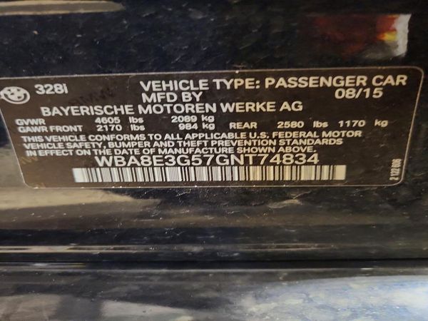 2016 BMW 328 xDrive SA