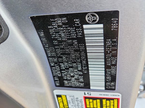 2024 TOYOTA CAMRY LE