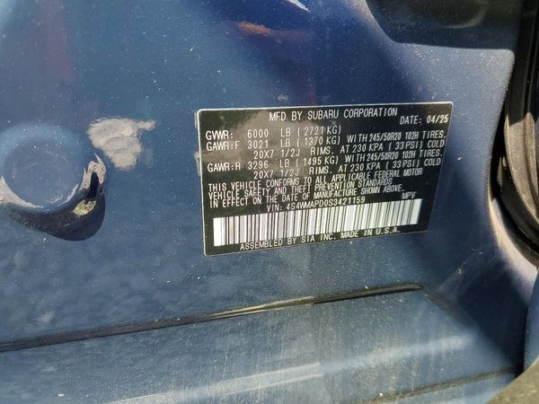 2025 SUBARU ASCENT Limited