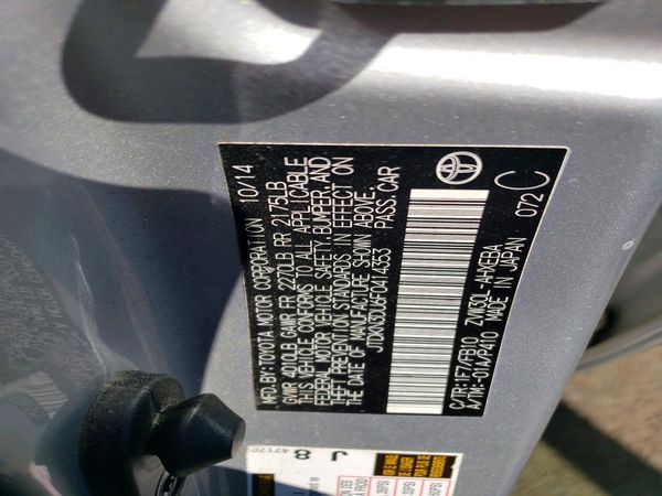 2015 TOYOTA PRIUS