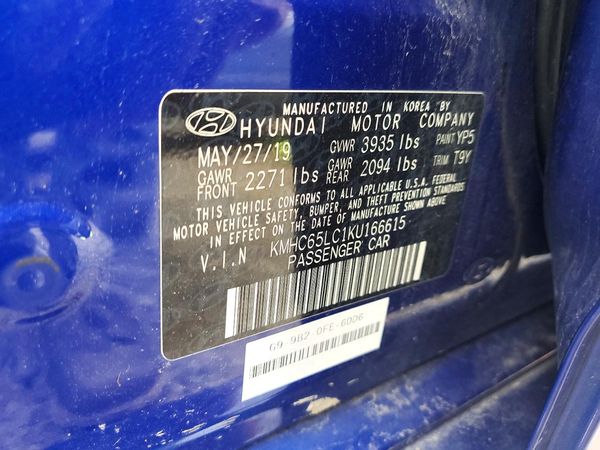2019 HYUNDAI IONIQ Blue (HEV)