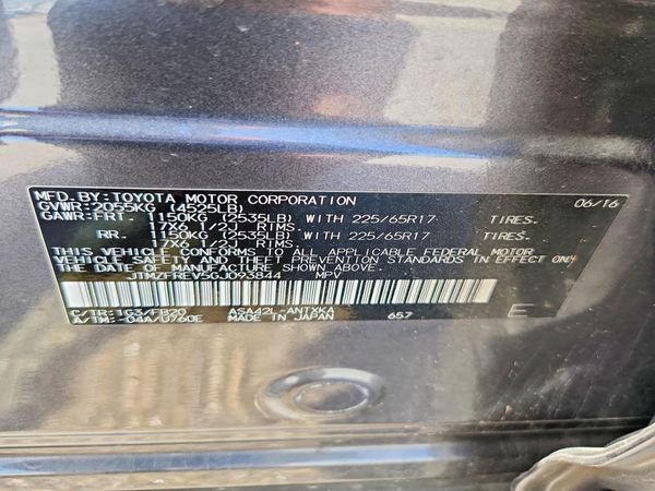 2016 TOYOTA RAV4 LE (X Grade)