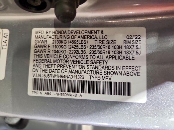 2022 HONDA CR-V EX-L