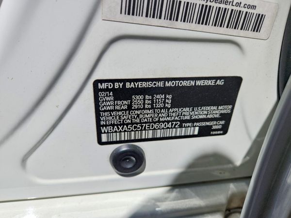 2014 BMW 535 — VINS