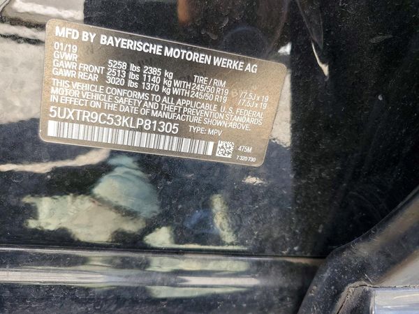 2019 BMW X3 xDrive30i
