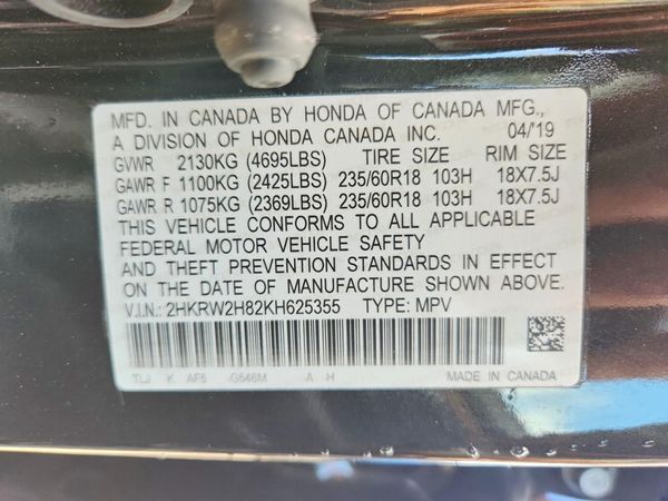2019 HONDA CRV EX-L/EX-L Navi