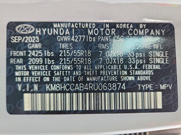 2024 HYUNDAI KONA SEL