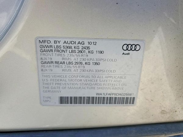2013 AUDI Q5 Premium Plus
