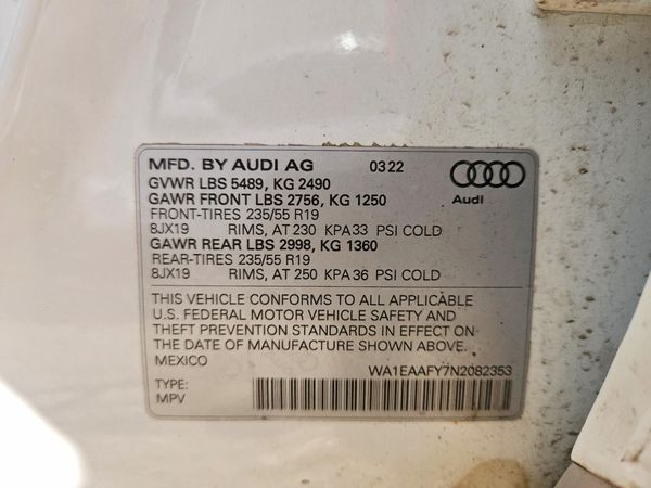 2022 AUDI Q5