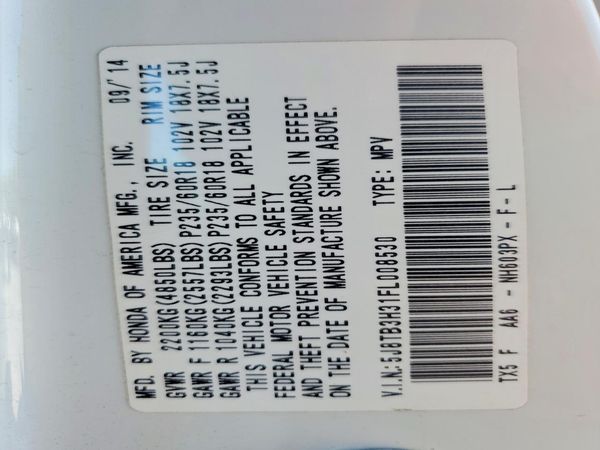 2015 ACURA RDX