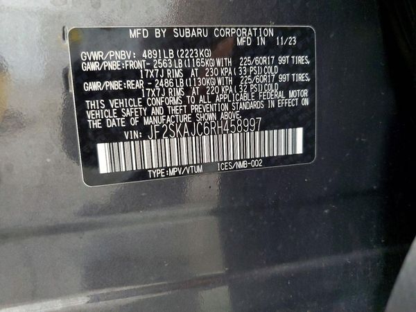 2024 SUBARU FORESTER Wilderness