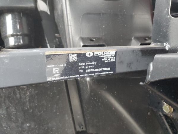 2019 POLARIS RANGER