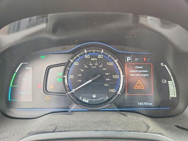 2017 HYUNDAI IONIQ HEV Blue