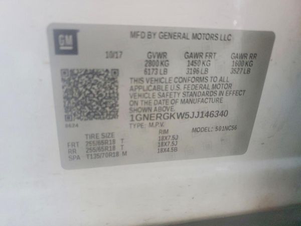 2018 CHEVROLET TRAVERSE