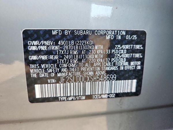 2025 SUBARU FORESTER Premium
