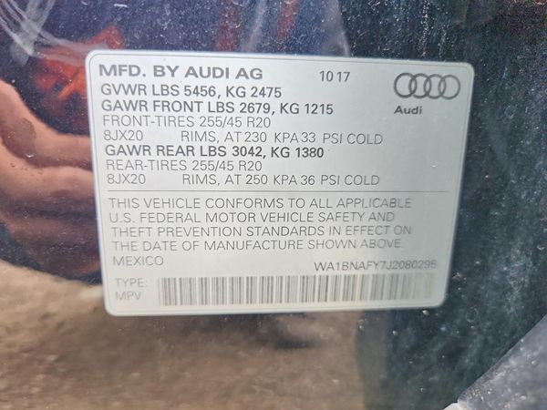 2018 AUDI Q5 quattro Premium Plus