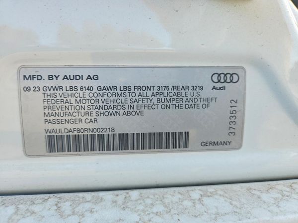 2024 AUDI A8 quattro — VINS
