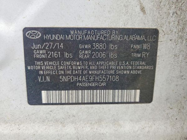 2015 HYUNDAI ELANTRA