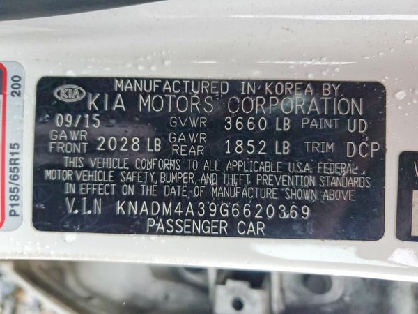 2016 KIA RIO LX A/T