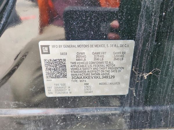 2019 CHEVROLET EQUINOX LT (1LT)