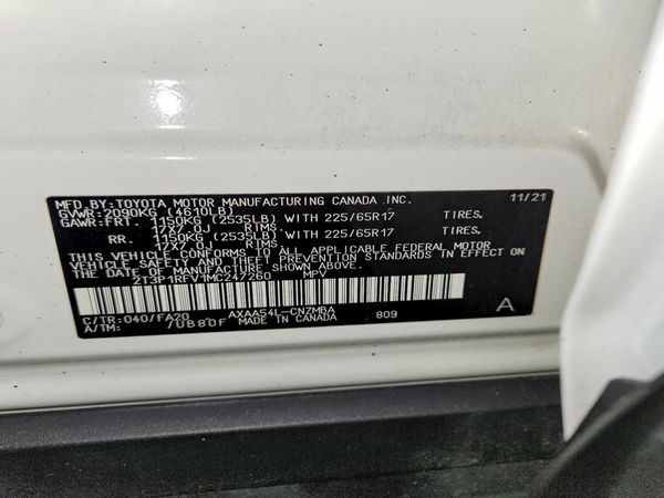 2021 TOYOTA RAV4 XLE