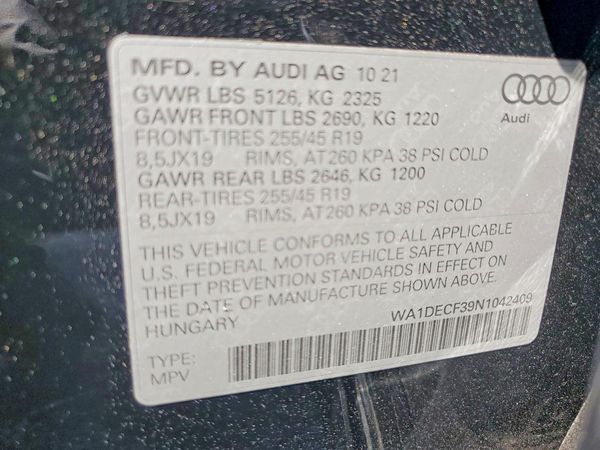 2022 AUDI Q3