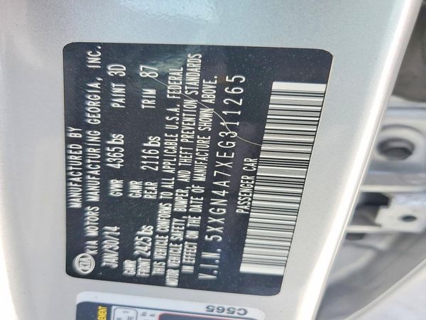 2014 KIA OPTIMA 2.4 EX STD/Premium /Tech