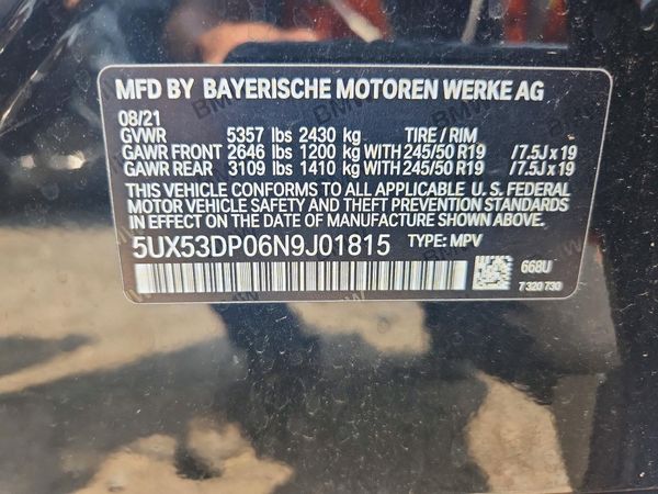 2022 BMW X3 xDrive30i