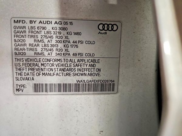 2015 AUDI Q7 Premium Plus