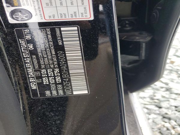 2017 MERCEDES-BENZ E E300