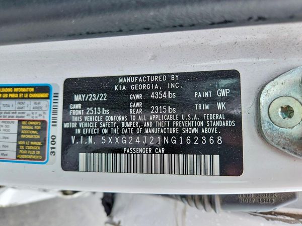 2022 KIA K5 LX