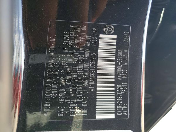 2026 TOYOTA CAMRY