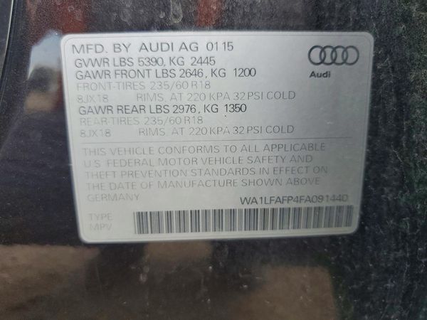 2015 AUDI Q5