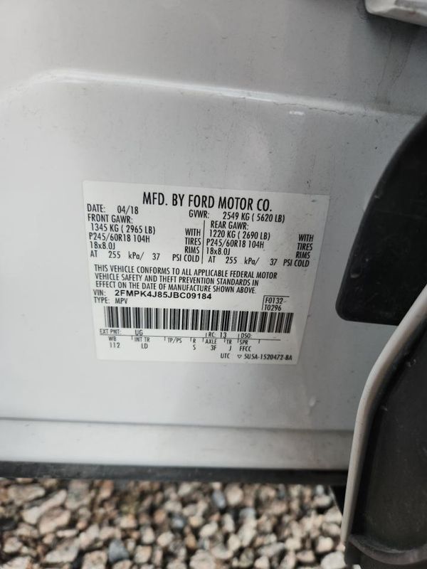 2018 FORD EDGE SEL