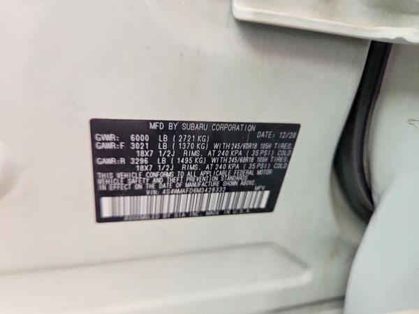 2021 SUBARU ASCENT Premium 7+ES+KA