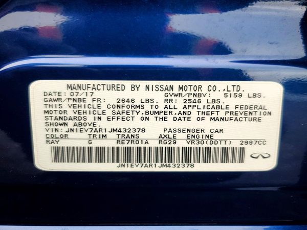 2018 INFINITI Q50