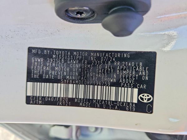 2024 TOYOTA COROLLA