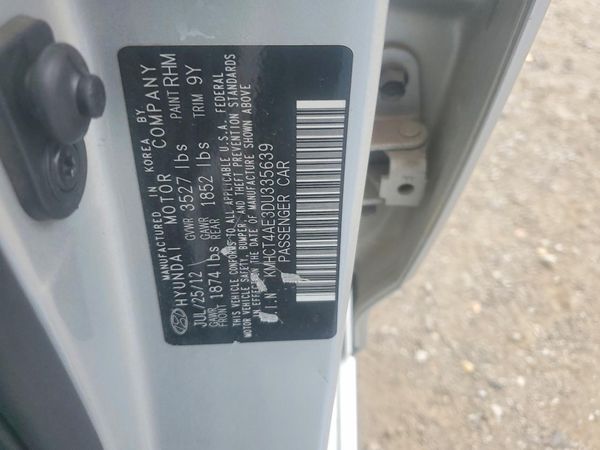 2013 HYUNDAI ACCENT GLS GLS, GS