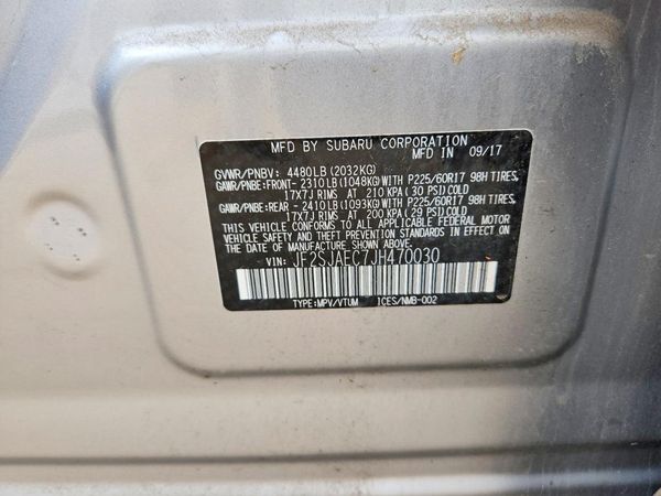 2018 SUBARU FORESTER Premium+CWP