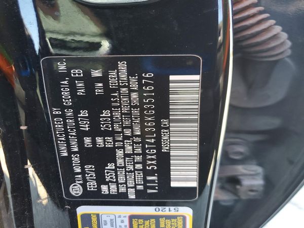 2019 KIA OPTIMA LX, S