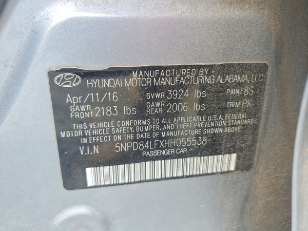 2017 HYUNDAI ELANTRA