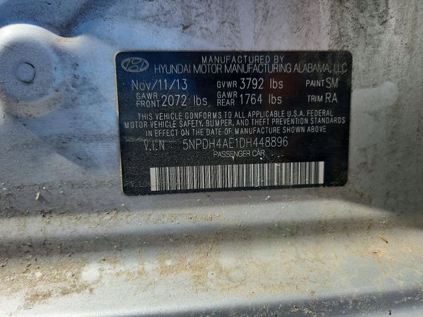 2013 HYUNDAI ELANTRA