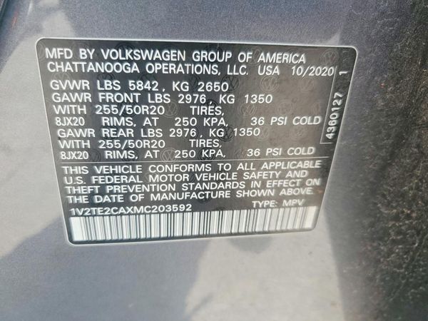 2021 VOLKSWAGEN ATLAS CROSS SPORT 4Motion SEL Premium